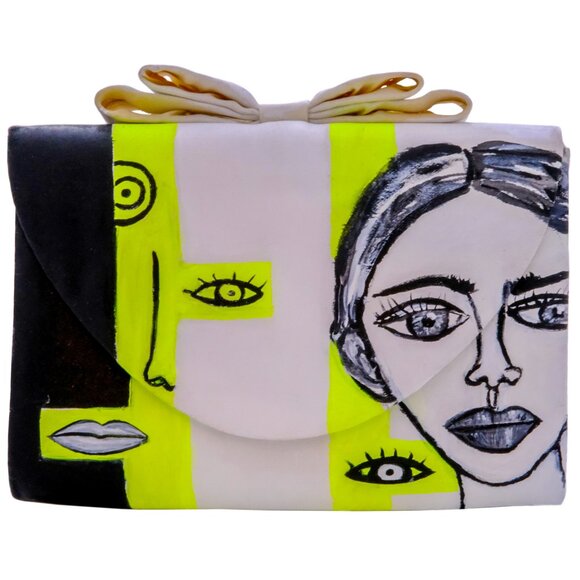 Up-Cycled Morgan Taylor Vintage Purse - Hand Painted by...